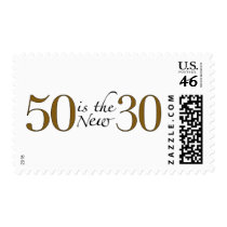 50 Is The New 30 Postage Stamp