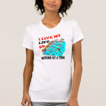 50 meters at a time tee shirt