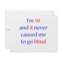 50 Never gone blind invitations