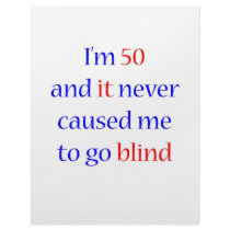 50 Never gone blind letterhead