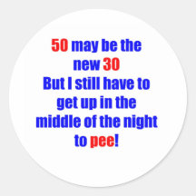 50 new 30 sticker