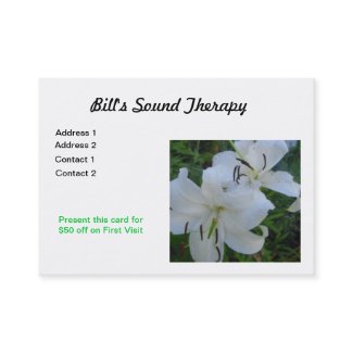 $50 Off Business Card profilecard