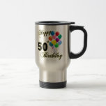 50.os regalos de cumpleaños y ropa felices del cum taza de café