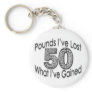 50 Pounds Lost Keychain
