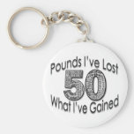 50 Pounds Lost Keychain