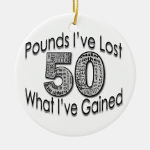 50 Pounds Lost Ornament