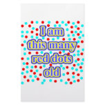 50 Red Dots Old Stationery Design