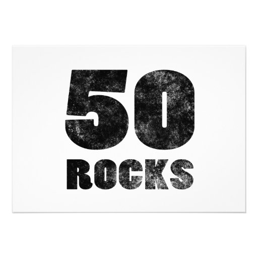 50 Rocks Custom Announcements