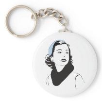 50"s Lady Key Chain