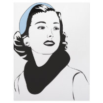 50"s Lady Personalized Letterhead