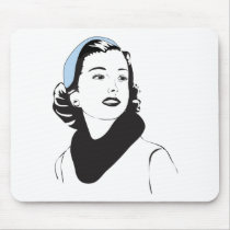50"s Lady Mouse Pads