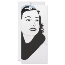 50"s Lady Custom Rack Cards