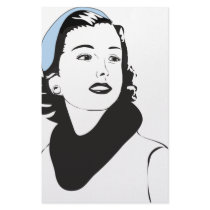 50"s Lady stationery