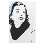 50"s Lady stationery