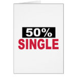 50% Single Greeting Cards