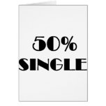 50% Single cards