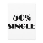50% Single Post Card