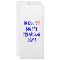 50 So I'm 50 ... Rack Cards