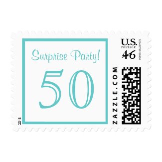 50 Surprise Party Postage stamp