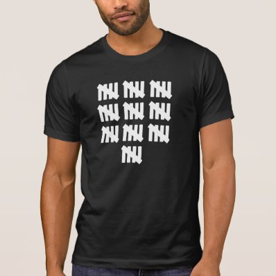 50 Tally Mark Inspired 50th Birthday Tee