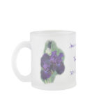 50 th Anniversary Iris Mug, Cup- change as desired