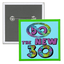 50 The New 30 Birthday Favor Button