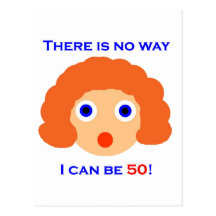 50 There is no way Post Cards