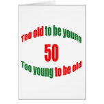 50 Too Old Card