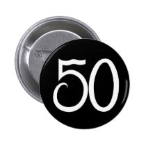 50 White Button buttons