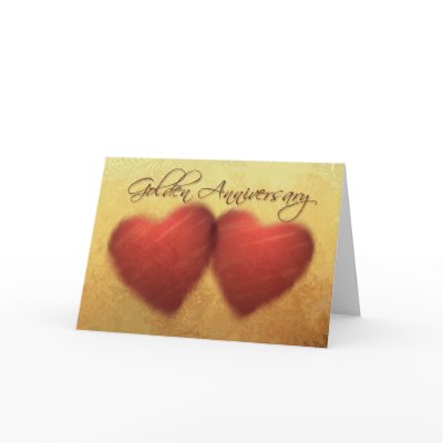 50 Year Anniversary Invitation Notecards by aslentz