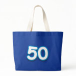 50 Year Birthday or Anniversary - Add Text Tote Bags