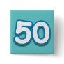 50 Year Birthday or Anniversary - Add Text Pinback Buttons