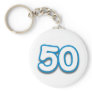 50 Year Birthday or Anniversary - Add Text Keychain