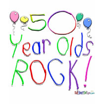 50 Year Olds Rock ! t-shirts
