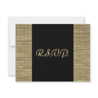 50 Years Anniversary RSVP Card invitation
