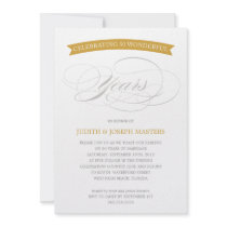 50 YEARS BANNER | 50TH ANNIVERSARY INVITATION