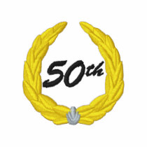 50 Years embroidered shirts by ZazzleEmbroidery 50 Years embroidered shirts