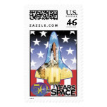 50 Years of Space - Shuttle Launch postage