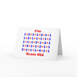 50 Years old! Greeting Card