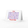 50 Years old! Greeting Card