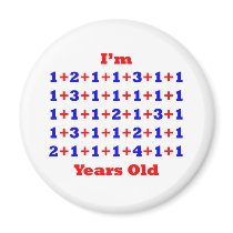 50 Years old! Refrigerator Magnet