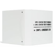 50% (YOUR TEXT HERE) binders