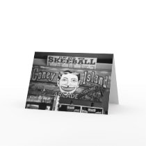 '50c Skeeball' Blank Greeting Card by lizadeyphoto '50c Skeeball' Blank Greeting Card