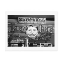 '50c Skeeball' (Coney Island, NY) postcard by lizadeyphoto '50c Skeeball' (Coney Island, NY) postcard