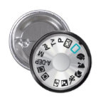 50D Mode Dial Pinback Button