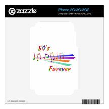 50's Forever Skin For iPhone 2G