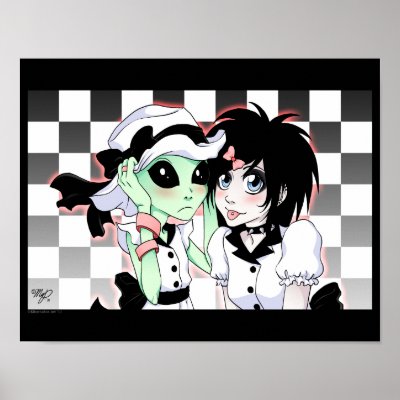 50's Goth Poster by KikoStudios