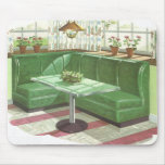 50s Green Kitchen Booth Mousepads