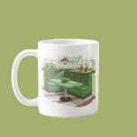50s Green Kitchen Booth Mugs