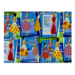 50's Housewife Design Post Card
